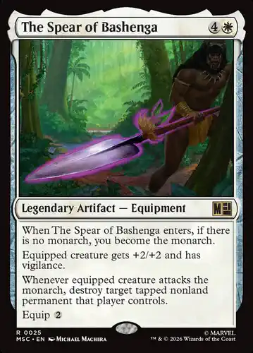 The Spear of Bashenga - msc Spoiler