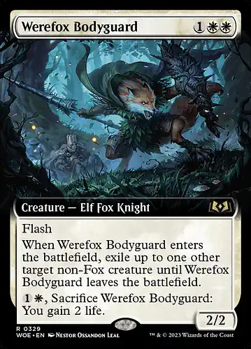 Werefox Bodyguard - woe Spoiler
