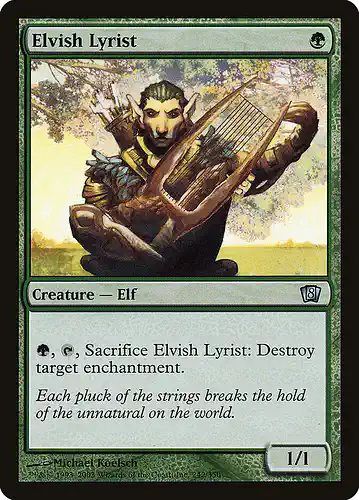 Elvish Lyrist - 8ed Spoiler