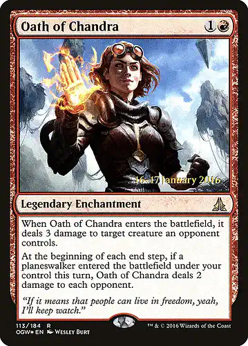 Oath of Chandra - ogw Spoiler