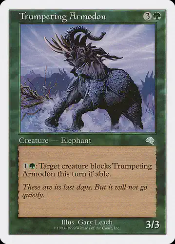 Trumpeting Armodon - brb Spoiler