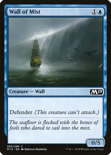 Wall of Mist - m19 Spoiler