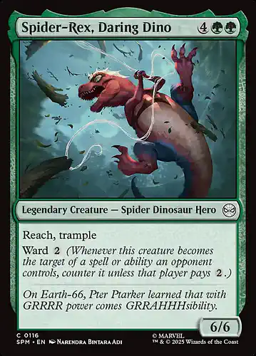 Spider-Rex, Daring Dino - spm Spoiler