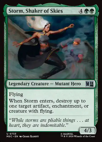 Storm, Shaker of Skies - msc Spoiler