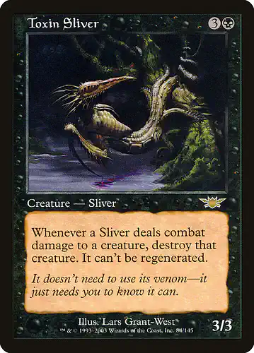 Toxin Sliver - lgn Spoiler