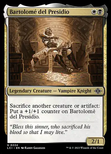 Bartolomé del Presidio - lci Spoiler