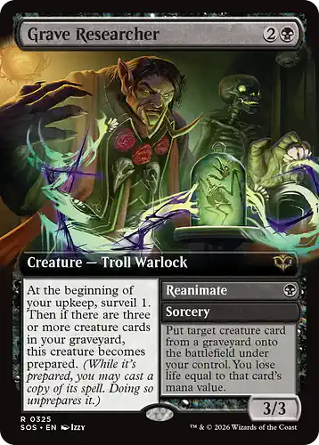 Grave Researcher - sos Spoiler