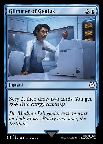 Glimmer of Genius - pip Spoiler
