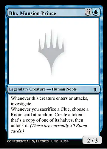 Blu, Mansion Prince - unk Spoiler