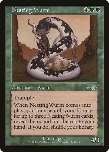 Nesting Wurm - nem Spoiler