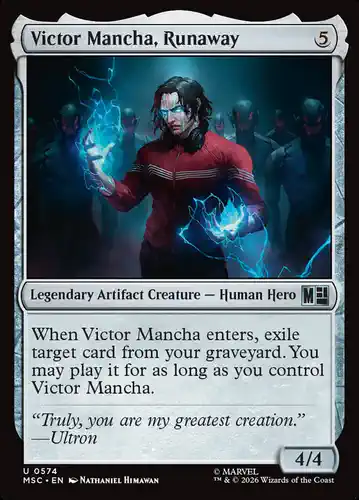Victor Mancha, Runaway - msc Spoiler