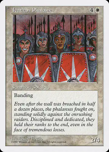 Icatian Phalanx - 5ed Spoiler