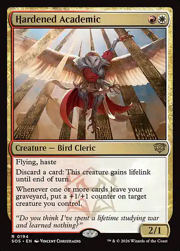 Hardened Academic - sos Spoiler