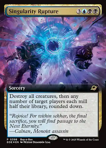 Singularity Rupture - eoe Spoiler
