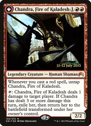 Chandra, Fire of Kaladesh - ori Spoiler