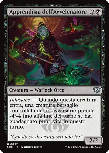 Poisoner's Apprentice - sos Spoiler
