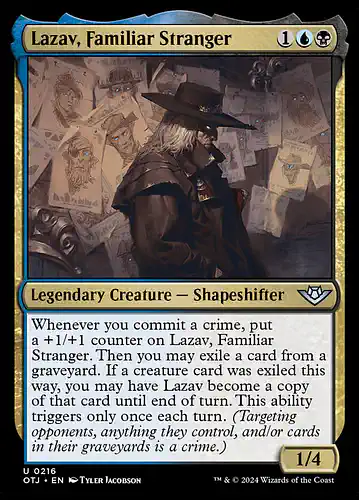 Lazav, Familiar Stranger - otj Spoiler