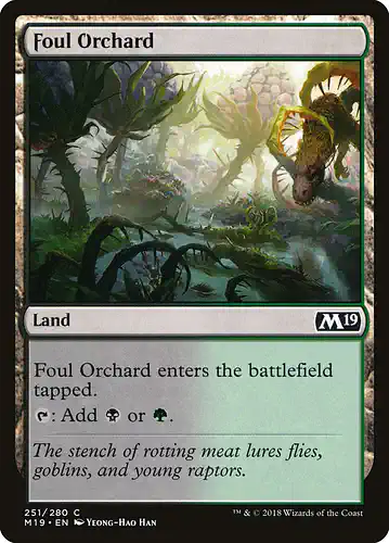 Foul Orchard - m19 Spoiler