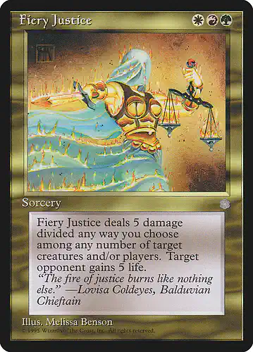 Fiery Justice - ice Spoiler