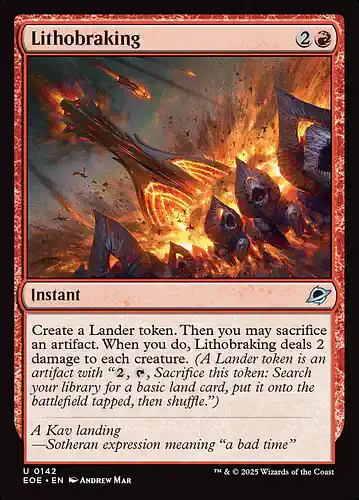 Lithobraking - eoe Spoiler
