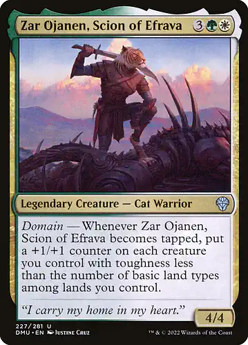 Zar Ojanen, Scion of Efrava - dmu Spoiler