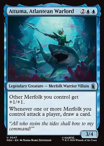 Attuma, Atlantean Warlord - msh Spoiler