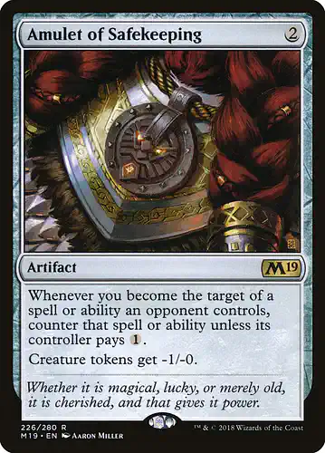 Amulet of Safekeeping - m19 Spoiler
