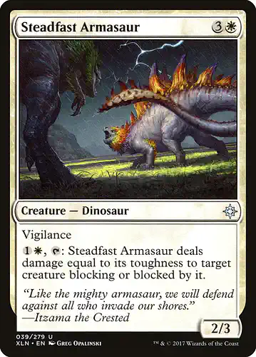 Steadfast Armasaur - xln Spoiler