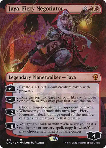 Jaya, Fiery Negotiator - dmu Spoiler