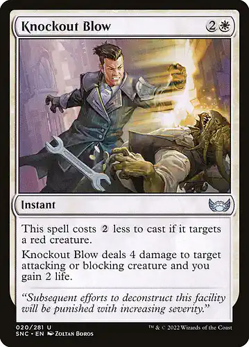 Knockout Blow - snc Spoiler
