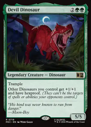 Devil Dinosaur - msc Spoiler