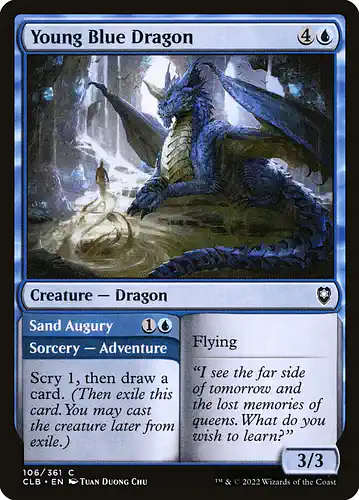 Young Blue Dragon - clb Spoiler