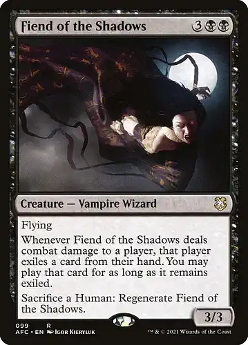 Fiend of the Shadows - afc Spoiler