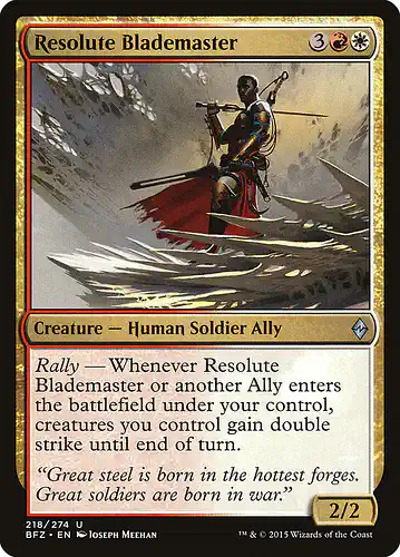 Resolute Blademaster - bfz Spoiler