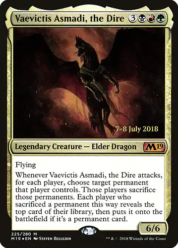Vaevictis Asmadi, the Dire - m19 Spoiler