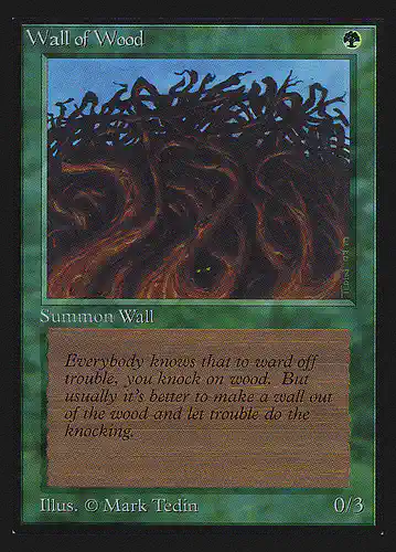 Wall of Wood - cei Spoiler