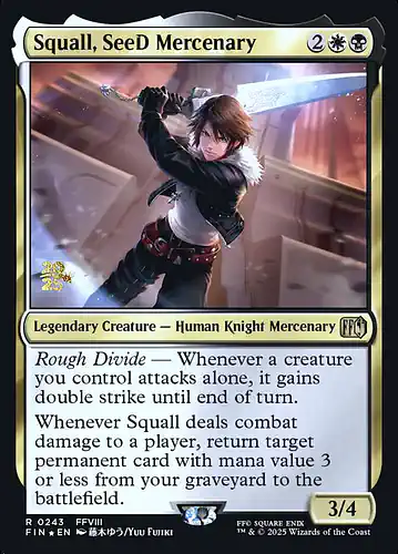 Squall, SeeD Mercenary - fin Spoiler