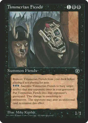 Timmerian Fiends - hml Spoiler