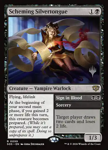 Scheming Silvertongue - sos Spoiler