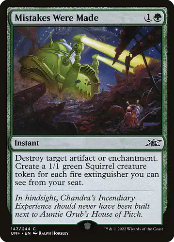 Mistakes Were Made - unf Spoiler