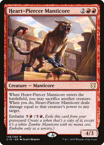 Heart-Piercer Manticore - c19 Spoiler