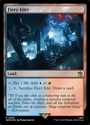 Fiery Islet - who Spoiler