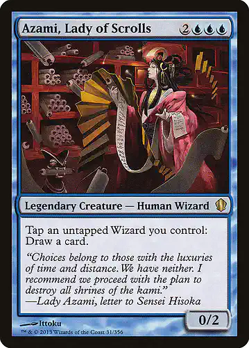 Azami, Lady of Scrolls - c13 Spoiler