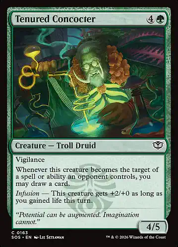 Tenured Concocter - sos Spoiler