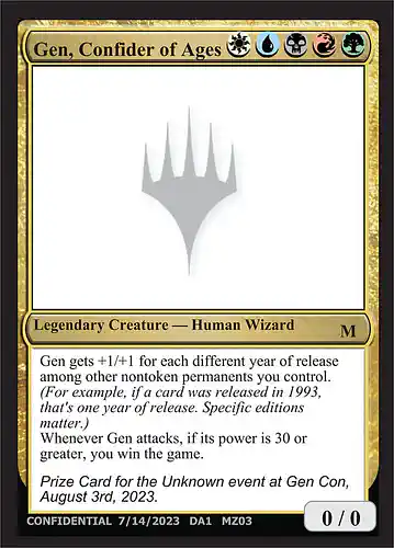 Gen, Confider of Ages - unk Spoiler