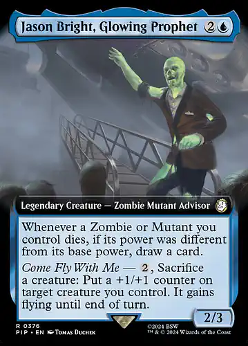 Jason Bright, Glowing Prophet - pip Spoiler