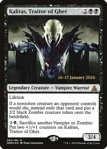 Kalitas, Traitor of Ghet - ogw Spoiler