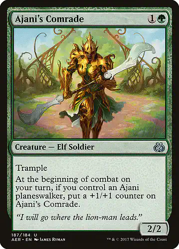 Ajani's Comrade - aer Spoiler