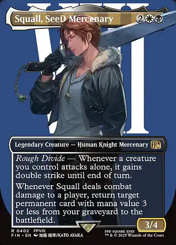 Squall, SeeD Mercenary - fin Spoiler