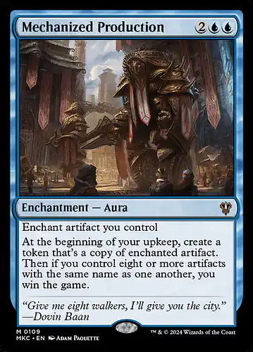 Mechanized Production - mkc Spoiler